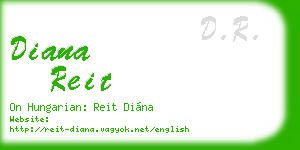 diana reit business card
